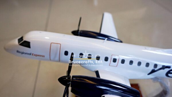 Model of Saab 340 Rex Airlines Aircraft with detailed craftsmanship.